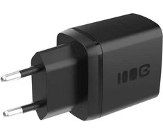Green Cell Žalias Cell Greencell PowerSource Duo30 įkroviklis USB/USB-C juodas maitinimo adapteris 30W maitinimo tiekimas