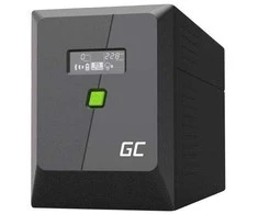 Green Cell Žalias Cell Nepertraukiamo maitinimo šaltinis (UPS) Greencell 1500VA 900W PowerProof su LCD ekranu