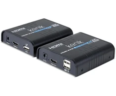 HDMI ilgintuvas Kenik KG-EX120HDMI-U/IP/4K6 vaizdo įrašas + pelė per susuktą porą