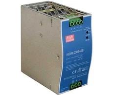 Impulsinis maitinimo šaltinis DIN bėgeliui „Mean Well“ NDR-240-48 48V/240W/5A