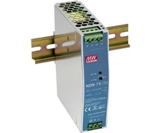 Mean Well IŠJUNGIMO MAITINIMO MAITINIMO DIN bėgelio MEDŽIAGOS NDR-75-48 48V/75W/1.6A