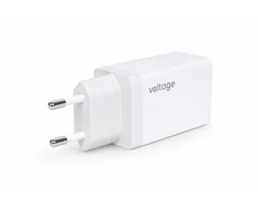Įkroviklis jungiama į tinklą Voltage GaN Charger 67W PD 3.0 QC 3.0 USB-A 2x USB-C balta