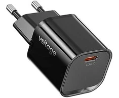 Įkroviklis jungiama į tinklą Voltage GaN Charger Mini 20W PD 3.0 QC 3.0 USB-C juoda