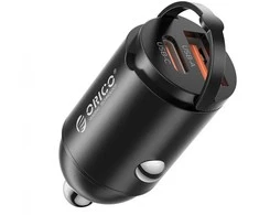 Orico automobilio įkroviklis, USB-C 30W, USB-A 30W