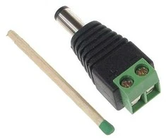 Kita Kištukas maitinimo kabeliui 5,5mm (M) su prisukamomis jungtimis 1 vnt.