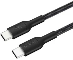 Belkin USB kabelis USB-C - USB-C 2 m juodas (ENA008HQ2MBK)