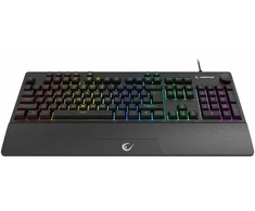 Klaviatūra žaidimams Rampage Simula su laidu membraninė su pašvietimu juoda