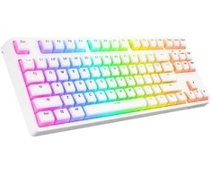 Klaviatūra Rampage mechaninis TKL GHOST Huano Raudona Switch balta