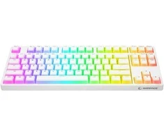 Klaviatūra Rampage mechaninis TKL GHOST Huano Raudona Switch balta