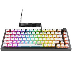 Klaviatūra žaidimams Rampage Zenith Pro 8000Hz su laidu magnetyczno-mechaninė su pašvietimu juoda