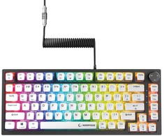 Klaviatūra žaidimams Rampage Zenith Pro 8000Hz su laidu magnetyczno-mechaninė su pašvietimu juoda