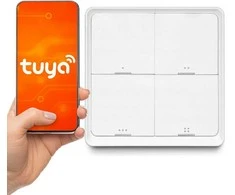Luxury Goods ZigBee mygtuko nuotolinio valdymo pultas TUYA SC04 Smart 4 kanalai 12 scenų