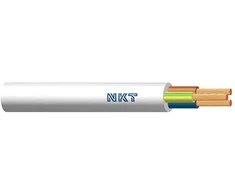TST Przewód elektrinis giętki linka H05VV-F OWY 3x2,5mm2 300/500V NKT balta 100m