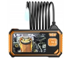 Inskam PATIKRINIMO KAMEROS DUO ENDOSKOPAS DVI KAMEROS 5M 7LED 2x Full HD LCD 5,5mm