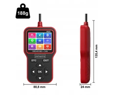 Interfejs Tester Skaner Diagnostyczny OBD2 ELM327 CAN Zenwire V620