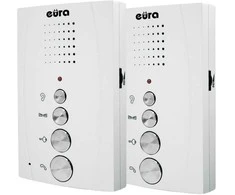 INTERPHONE 'EURA' ADP-51A3 'DIFESA' - 1 šeima, 2 uniphone, domofonas, baltas