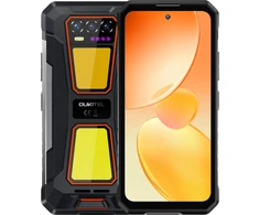 Oukitel WP58 Pro 6,7″ Išmanusis telefonas Dual SIM Android 15 5G USB Type-C 8 GB 512 GB 10000 mAh Juodas, oranžinis
