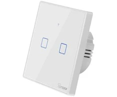 Išmanusis jungiklis WiFi + RF 433 Sonoff T2 EU TX