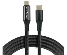 KABELIS USB-C / USB-C LCD everActive CBB-2PD5L 200cm 20V 5A 100W