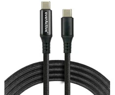 KABELIS USB-C / USB-C LCD everActive CBB-3PDL 300cm 20V 2,25A 45W