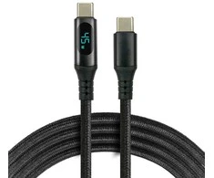 KABELIS USB-C / USB-C LCD everActive CBB-3PDL 300cm 20V 2,25A 45W
