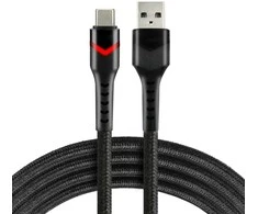 USB-A / USB-C RGB LED LAIDAS everActive CBB-1CBR 100cm 3A