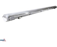 Kafler 36W LED linijinis šviestuvas AKWAR, 2xT8, baltas, 4000K, IP65, 120cm