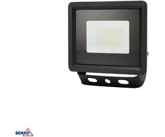 Bemko Kafler LED SMD prožektorius KASTEL 10W 4000K 800LM IP65 juodas piro