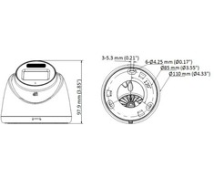 Hikvision dome DS-2CE78K0T-LFS F2.8