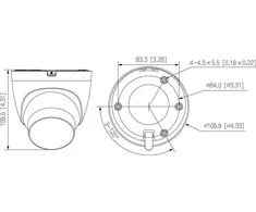 IP KAMERA IPC-HDW2449T-S-LED-0280B-PRO WizSense WizColor - 4 Mpx 2.8 mm DAHUA