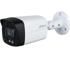 „Dahua Technology Co“ IP kamera, cilindras, 4MP, 1/2.9 colio, 2.8 mm, 94° F1.6, 25 kadrai per sekundę, IR+LED, 30 m, WDR, IVS, IP67, mikrofonas