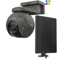 Akumuliatorinė valdoma lauko kamera EZVIZ CS-EB8/SP Ranger su saulės panele komplektas (4G/LTE, WiFi 2.4GHz, 4K, 8MP, 4 mm, IP65)