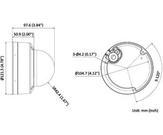 Hikvision DS-2CD1127G2H-LIU (2,8 mm) IP kamera