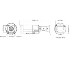 DS-2CD1663G2-LIZU/SL 2.8-12mm PL 6 MP dvigubo apšvietimo MD 2.0 varifokalinė vamzdinė tinklo kamera Hikvision