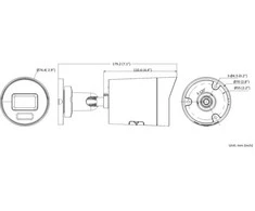 „Hikvision“ kulka DS-2CD2066G2H-IU F2.8 (balta, 6 MP, 40 m. IR, „AcuSense“)