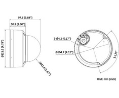 ANTIVANDALINĖ IP KAMERA DS-2CD2183G2-LIS2U(2.8MM) Smart Hybrid Light AcuSense - 8.3 Mpx 4K UHD Hikvision