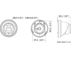 IP KAMERA DS-2CD2343G2-LIZ2UY/SL(2.8/4MM) Smart Hybrid Light AcuSense 3.0 - 4 Mpx 2.8 / 4 mm Hikvision