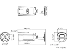 Hikvision Pro Series with AcuSense DS-2CD2666G2HT-IZS(2.8-12MM) apsaugos stebėjimo kamera Kulka (forma) IP apsaugos kamera Lauke 3200 x 1800 pikseliai Lubos / siena