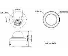 Hikvision DS-2CD2787G2H-LIPTRZS2U/SL(2,8-12MM) ColorVu motorizuota PTRZ 8MP Varifocal Dome tinklo kamera