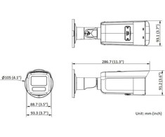 KAMERA IP HIKVISION DS-2CD2T86G2H-4I(2.8mm)(eF)/Juodas PL