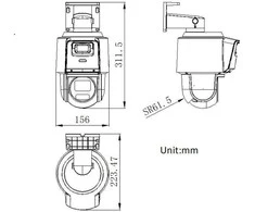 Hikvision mini TandemVu PTZ DS-2SE3C404MWG-E/14 F2.8