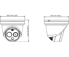 Kamera ip Hikvision DS-2TD1228-2/QA(Juodas)