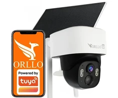 Kamera IP Orllo TZ1 Cloud SIM 4G LTE su panelem solarnym