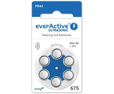 Klausos aparato „everActive ULTRASONIC 675 / PR44“ baterija (6 vnt. lizdinėje pakuotėje)