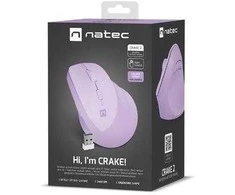 NATEC Crake 2 pelė Universal dešinei rankai RF belaidė + Bluetooth Optinė 2400 DPI