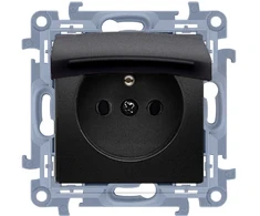 Kontakt Simon GN.1-KR.Z/U IP44 PLN.Juodas SIMON10