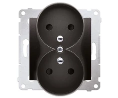 Kontakt-Simon SIMON54 lizdas su 16A IP20 antracito gaubtu - DGZ2MZ.01 / 48