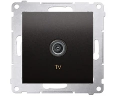 Kontakt-Simon SIMON54 antenos lizdas TV galutinis antracitas (DAK1.01 / 48)