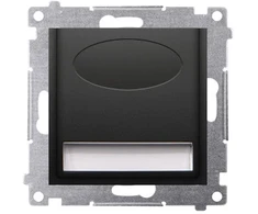 Kontakt-Simon Simon 54 LED šviestuvas 14V DC 0,56 W neutrali balta 4000 K mat juoda!Reikalingas 14V maitinimo šaltinis DOS14B.01/49