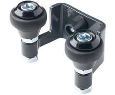 Laikiklis PSG 60.022.7016 42 mm viršus stumdomiems vartams (2 ritinėliai) spalva antracitas RAL7016